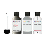 toyota verso dark grey code 1c3 Scratch score repair paint 1998 2008