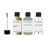 toyota verso gold code 585 Scratch score repair paint 1999 2002