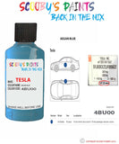 Paint For Tesla Model X Aegan Blue Code 4Bu00 Touch Up Scratch Stone Chip Repair