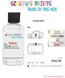 Paint For Tesla Model S Catalina White Code Pbcw Touch Up Scratch Stone Chip Repair