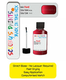 Paint For Ford Focus Red Candy Code 1C Touch Up Paint Scratch Stone Chip Repair
