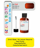 Paint For Ford C-Max Red Rush Code D Touch Up Paint Scratch Stone Chip