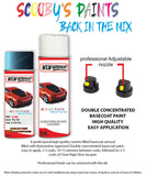 volkswagen golf alltrack blue silk aerosol spray car paint clear lacquer ld5l