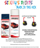 volkswagen fox indian blue aerosol spray car paint clear lacquer ll5m