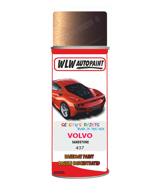 Aerosol Spray Paint For Volvo 800 Series Sandstone Colour Code 437