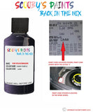 volkswagen golf dark purple code location sticker la4w touch up paint 2011 2015