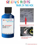 volkswagen golf r32 deep blue code location sticker lb5r touch up paint 2001 2011