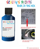 volkswagen jetta gli laser blue code location sticker lc5j touch up paint 2004 2011