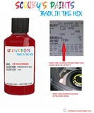 volkswagen golf alltrack tornado red code location sticker l018 touch up paint 1990 2019