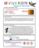 vauxhall mokka amber orange spray paint anti rust primer undercoat