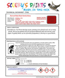 vauxhall astra flame red spray paint anti rust primer undercoat