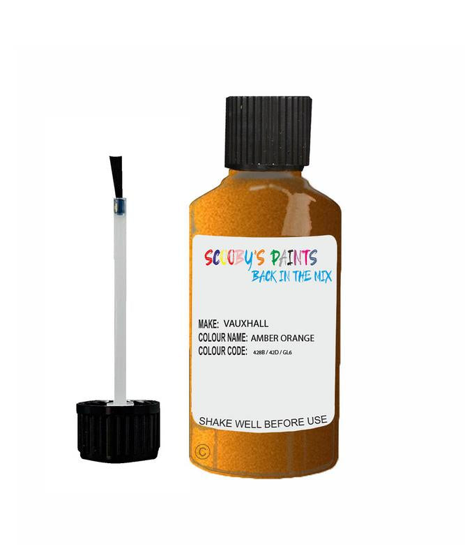 Paint For Vauxhall Crossland X Amber Orange Code 428B/42D/Gl6
