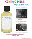 vauxhall adam brimstone code location sticker 186x 41k 78t touch up paint 2014 2017