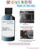 vauxhall astra deep sky code location sticker 167v 22s gwj touch up paint 2012 2015