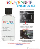 vauxhall agila galaxy white code location sticker 26u gcb touch up paint 2008 2012