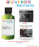 vauxhall corsa grasshopper code location sticker 30p gle touch up paint 2010 2017