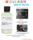 vauxhall adam guacamole white code location sticker gua 30r touch up paint 2011 2014