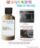 vauxhall cascada noblesse code location sticker 162v 41e gwe touch up paint 2013 2015