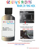 vauxhall corsa pepperdust code location sticker 40w 736a gjm touch up paint 2011 2018