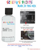 vauxhall combo polar white code location sticker 249 5pu qng touch up paint 2013 2014