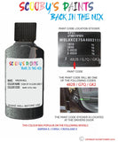 vauxhall mokka x son of a gun grey 3 code location sticker 482b g7q gk2 touch up paint 2016 2019