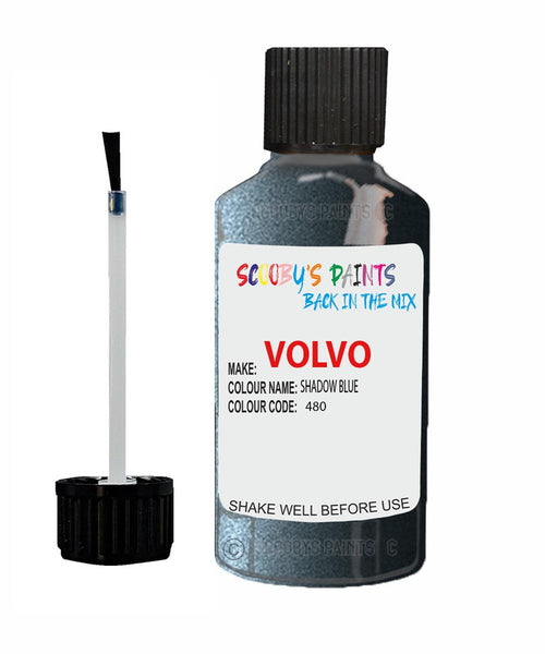 Paint For Volvo C30 Shadow Blue Code 480 Touch Up Scratch Repair Paint