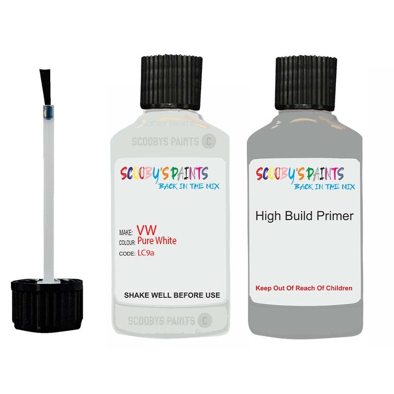 Paint For Vw Golf Pure White Code Lc9A Car Touch Up Paint