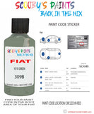 Paint For Fiat/Lancia 500 Ye Ye Green Code 309B Car Touch Up Paint