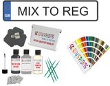 Car Paint By Reg Number Plate - Touch Up Paint - Spray Paint - Registration