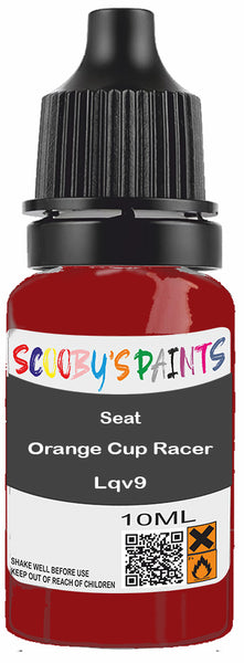 Alloy Wheel Rim Paint Repair Kit For Seat Orange Cup Racer Red