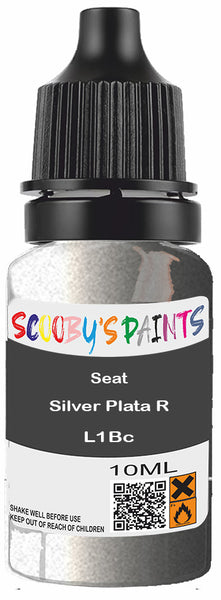 Alloy Wheel Rim Paint Repair Kit For Seat Silver Plata R Silver-Grey