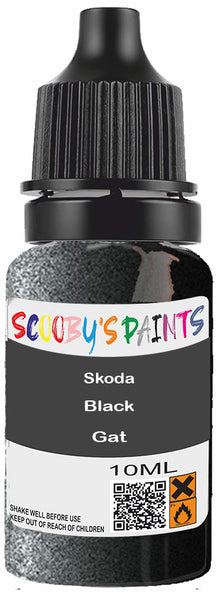 Alloy Wheel Rim Paint Repair Kit For Skoda Black