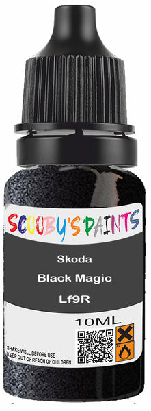 Alloy Wheel Rim Paint Repair Kit For Skoda Black Magic Black