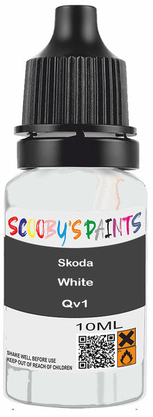 Alloy Wheel Rim Paint Repair Kit For Skoda White