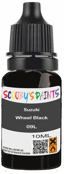 Alloy Wheel Rim Paint Repair Kit For Suzuki Wheel Black
