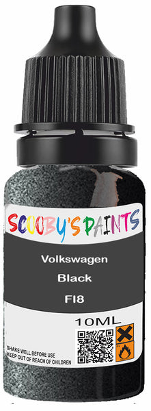 Alloy Wheel Rim Paint Repair Kit For Volkswagen Black