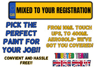 Mixed By Reg Aerosol Touch Up Kits VIN Registration Paint Mix To Code OEM Colours Car Automotive Van Bus Motorbike