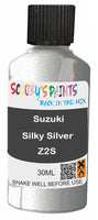 scratch and chip repair for damaged Wheels Suzuki Silky Silver