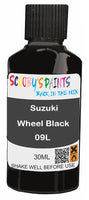 scratch and chip repair for damaged Wheels Suzuki Wheel Black