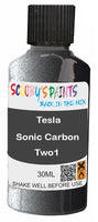 scratch and chip repair for damaged Wheels Tesla Sonic Carbon Silver-Grey