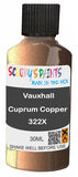 scratch and chip repair for damaged Wheels Vauxhall Cuprum Copper Gold