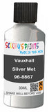 scratch and chip repair for damaged Wheels Vauxhall Silver Met Silver-Grey