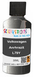 scratch and chip repair for damaged Wheels Volkswagen Anrhrazit Silver-Grey