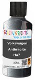 scratch and chip repair for damaged Wheels Volkswagen Anthracite Silver-Grey