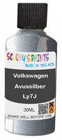 scratch and chip repair for damaged Wheels Volkswagen Avussilber Silver-Grey