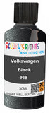 scratch and chip repair for damaged Wheels Volkswagen Black