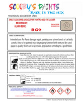 ALAMO BEIGE Aerosol Spray Paint Code BG9 Classic ROVER Model A60 Cambridge Automotive Restorative Paint Vehicle Touch-Up ROVER BG9 Paint Car Restoration DIY Auto Painting Classic Car Refinishing High-Quality Spray Paint Automotive Finish Vehicle Restoration Supplies Custom Car Paint Auto Body Paint Aerosol Can Automotive Refinishing Paint for Classic Cars