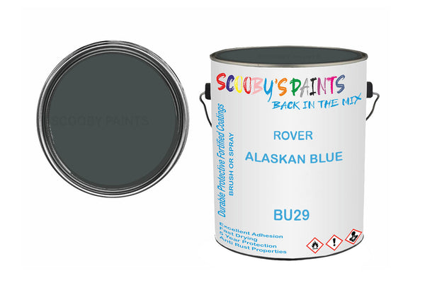 Mixed Paint For Triumph Stag, Alaskan Blue, Code: Bu29, Blue