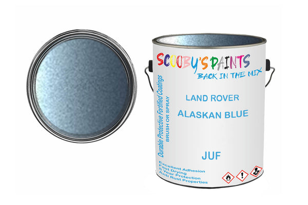 Mixed Paint For Land Rover Range Rover, Alaskan Blue, Code: Juf, Blue
