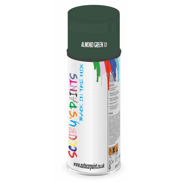 Mixed Paint For Morris 1000 Series/ 18/85 /1800 Almond Green 72 Aerosol Spray A2